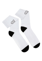 TOP G Christmas Socks White side view Top G sports socks