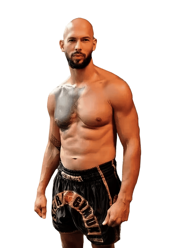 Golden Storm front view Top G men's shorts