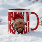 Gift Of Joy Christmas Mug back view Top G mug