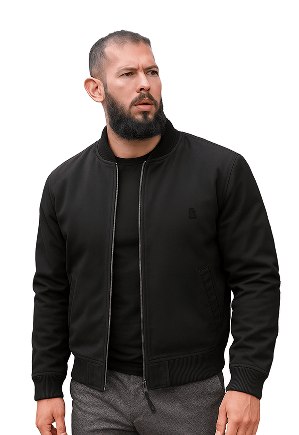 Legacy Bomber Jacket front view Top G men's bomber jacket