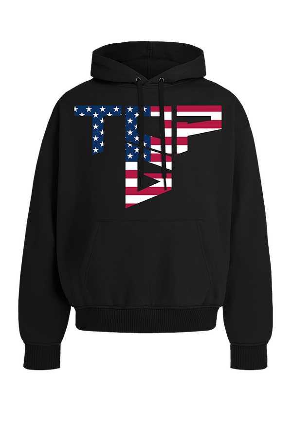 Top Hoodie USA Edition front view Top G men's hoodie
