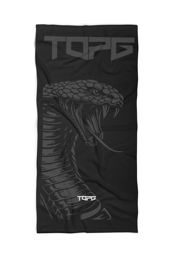 Cobra Towel Black - 36x72 beach towel