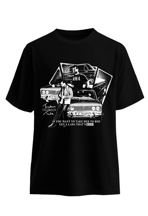 The Lada Effect Tee Black back view Top G men's t shirt