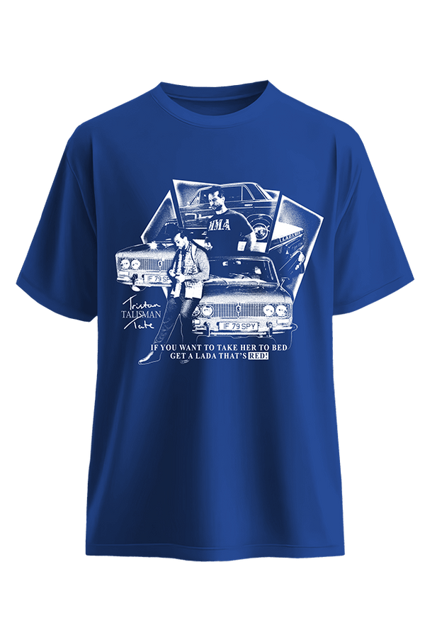 The Lada Effect Tee Blue detail Top G men's t shirt