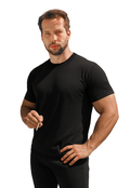 Legacy Oversized Tee Black front view Top G men's t shirt