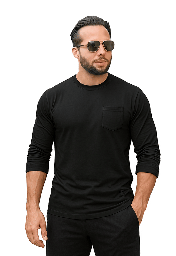 Legacy Pocket Long Tee front view Top G men's t shirt