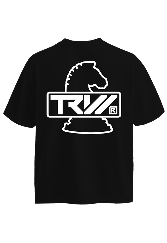 TRW Energy Black W flat lay Top G men's t shirt