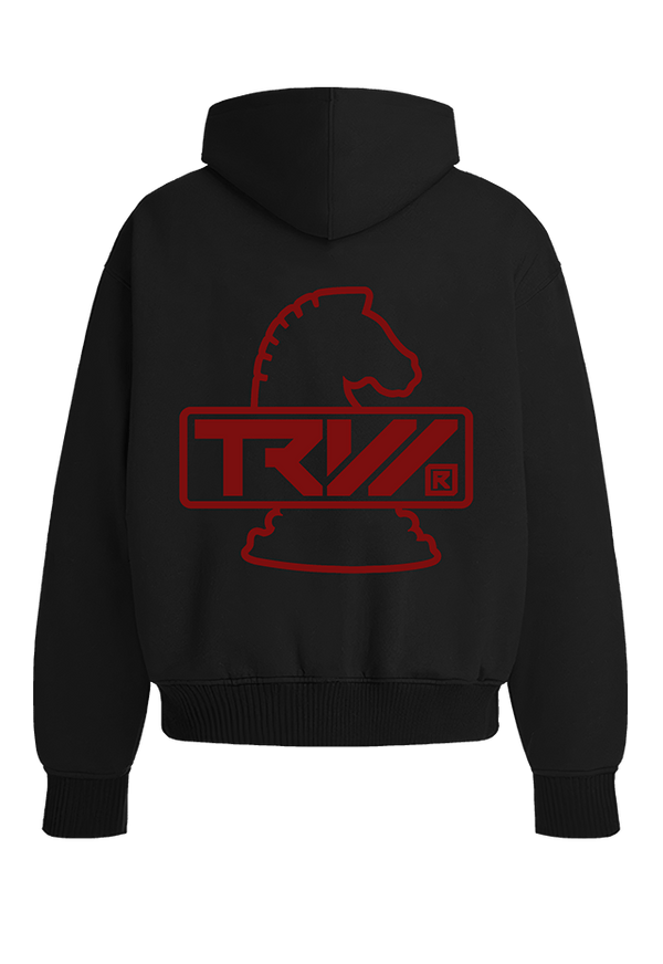 TRW Hoodie Black R detail Top G men's hoodie
