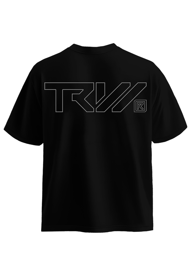 TRW Strength Black G back view Top G men's t shirt