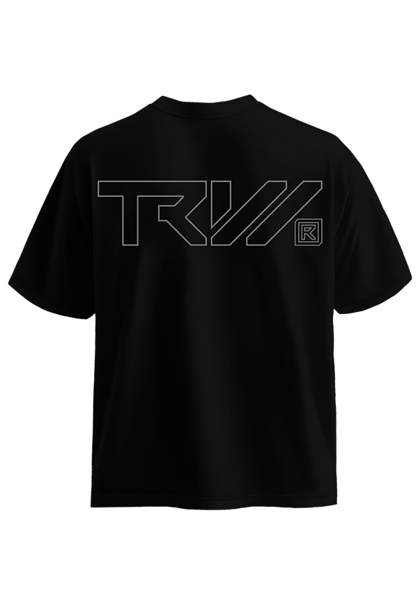 TRW Strength Black G back view Top G men's t shirt