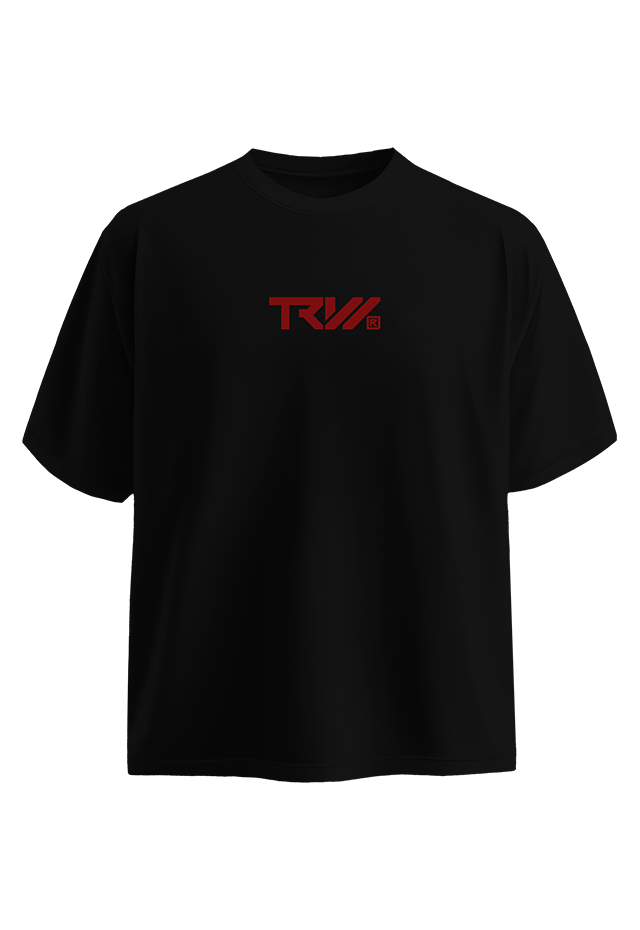 TRW Strength Black R front view Top G men's t shirt