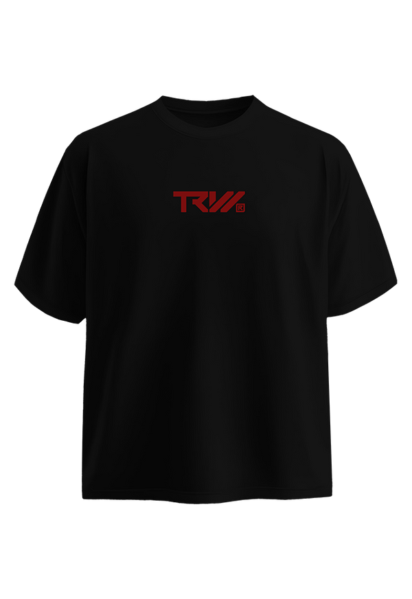 TRW Strength Black R front view Top G men's t shirt