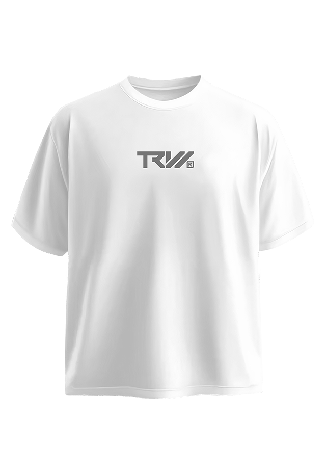 TRW Strength White G front view Top G men's t shirt