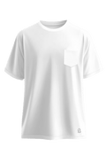 Legacy Pocket Tee White front view Top G men's t shirt