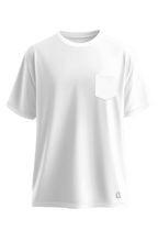 Legacy Pocket Tee White front view Top G men's t shirt