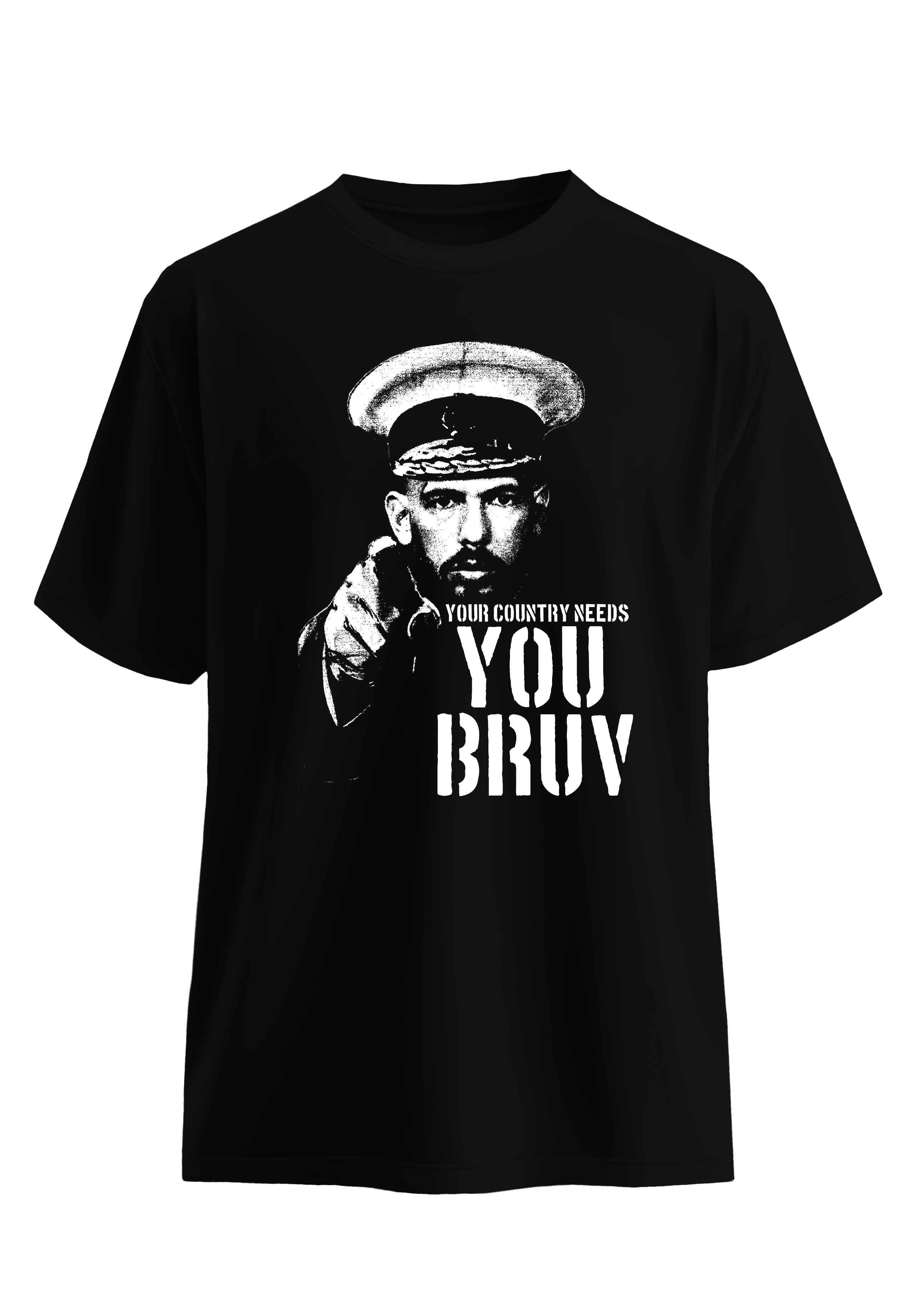 Your Country Needs You front view Top G men's t shirt