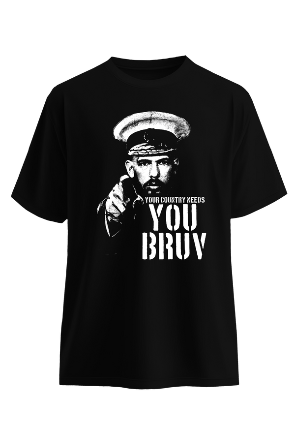 Your Country Needs You front view Top G men's t shirt